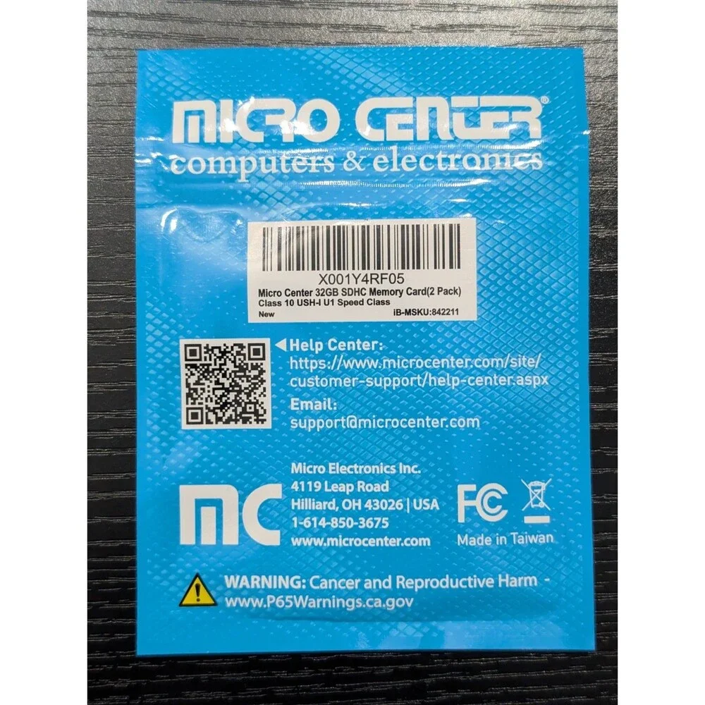 NEW INLAND 32GB SDHC Memory Cards Class 10 - Micro Center 2-Pack | Universal
